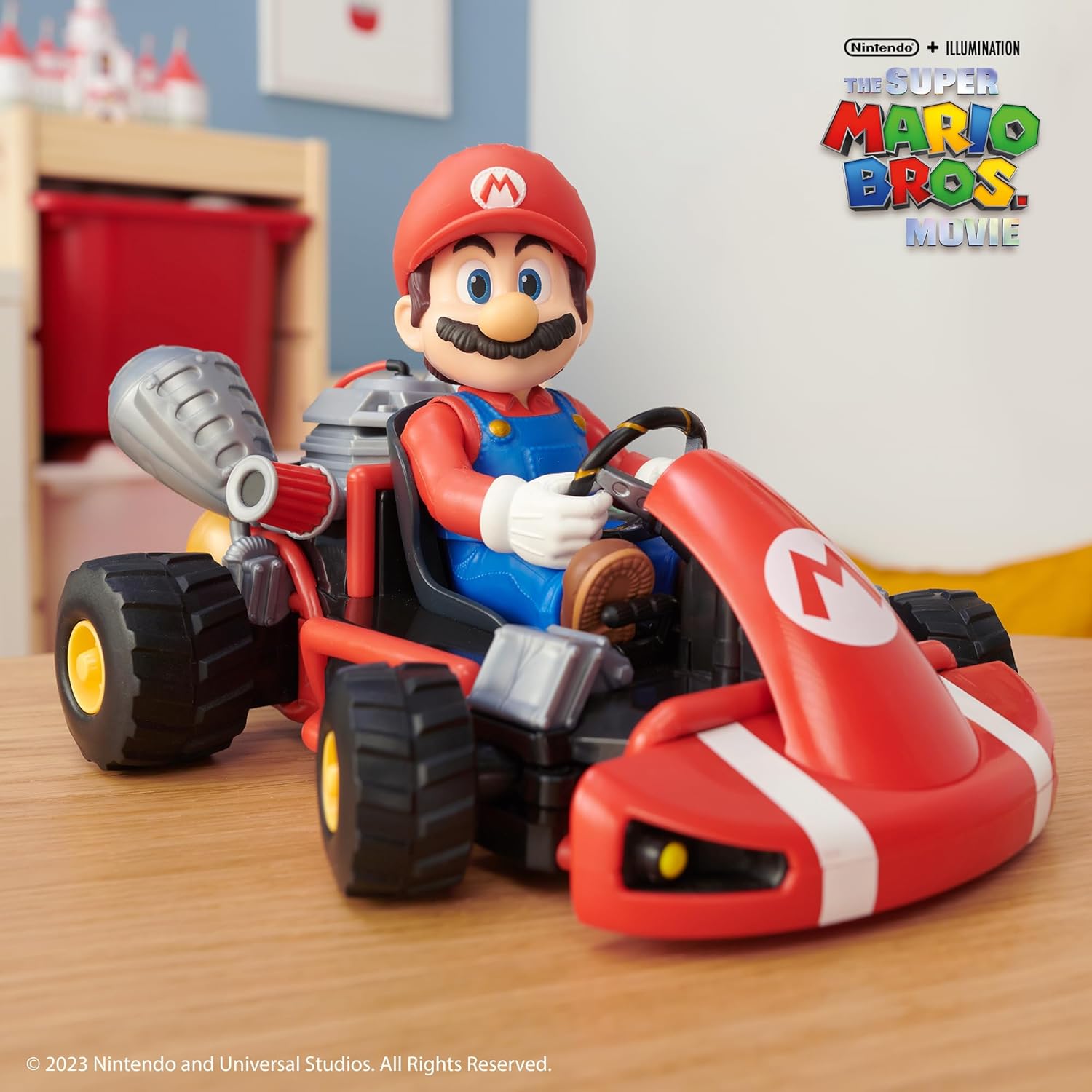 The Super Mario Bros. Movie 418224 Super Mario Movie 2023 Nintendo R/C Car, Rumble Rc