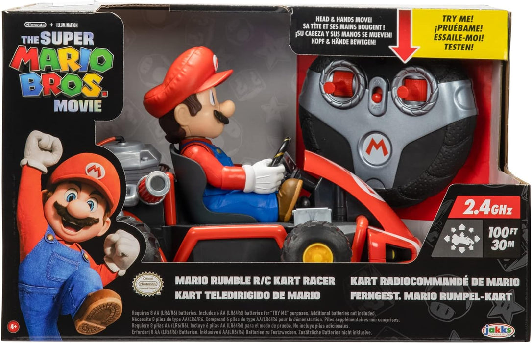 The Super Mario Bros. Movie 418224 Super Mario Movie 2023 Nintendo R/C Car, Rumble Rc