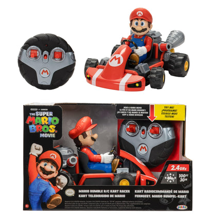 The Super Mario Bros. Movie 418224 Super Mario Movie 2023 Nintendo R/C Car, Rumble Rc
