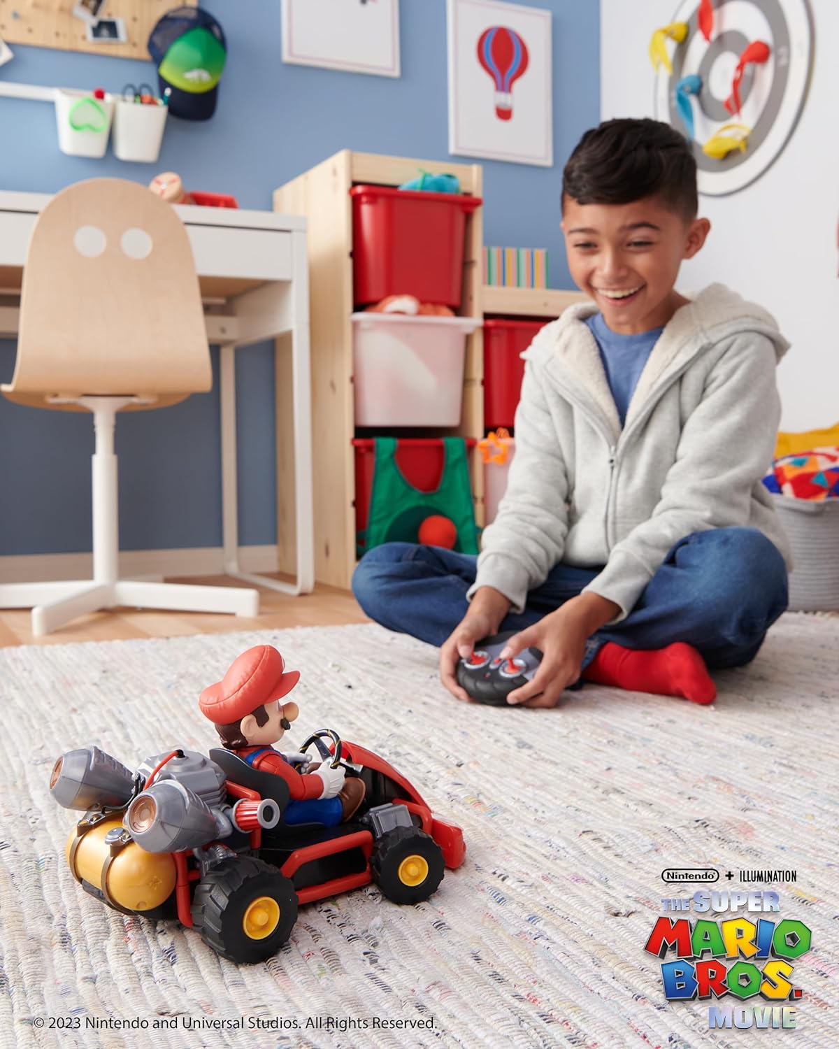 The Super Mario Bros. Movie 418224 Super Mario Movie 2023 Nintendo R/C Car, Rumble Rc