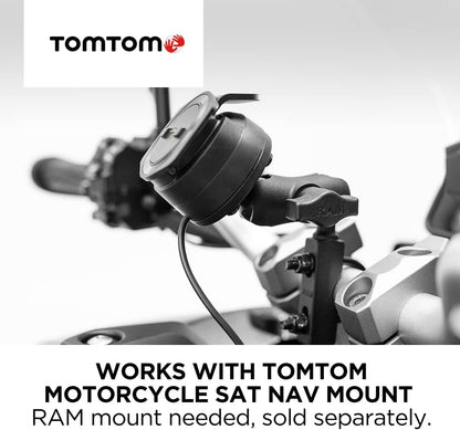 TomTom Motorcycle Sat Nav Battery Cable for all TomTom Motorcycle Sat Nav Rider Models (newer models, check compatibility list below),black,Medium