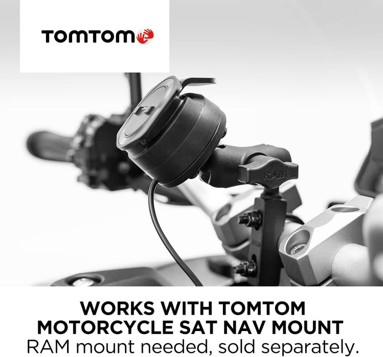 TomTom Motorcycle Sat Nav Battery Cable for all TomTom Motorcycle Sat Nav Rider Models (newer models, check compatibility list below),black,Medium