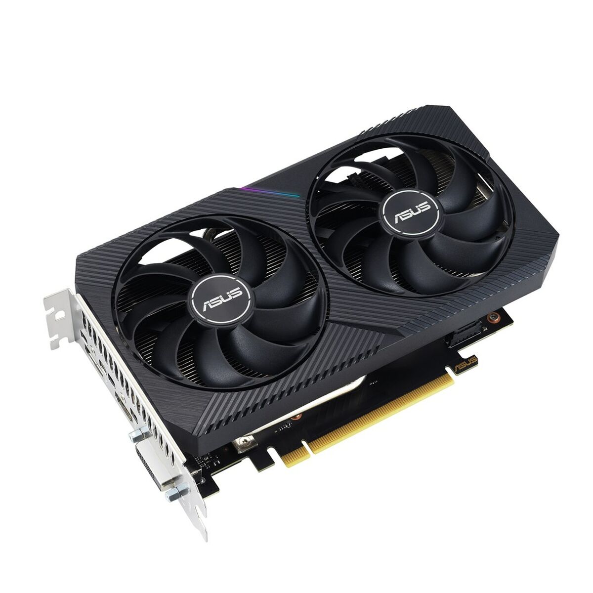 ASUS Dual NVIDIA GeForce RTX 3050 OC Edition Gaming Graphics Card (PCIe 4.0, 8GB GDDR6 memory, HDMI 2.1, DisplayPort 1.4a, 2-slot design, Axial-tech fan design, 0dB technology, and more