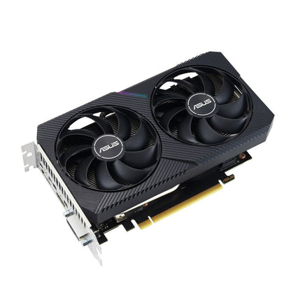 ASUS Dual NVIDIA GeForce RTX 3050 OC Edition Gaming Graphics Card (PCIe 4.0, 8GB GDDR6 memory, HDMI 2.1, DisplayPort 1.4a, 2-slot design, Axial-tech fan design, 0dB technology, and more