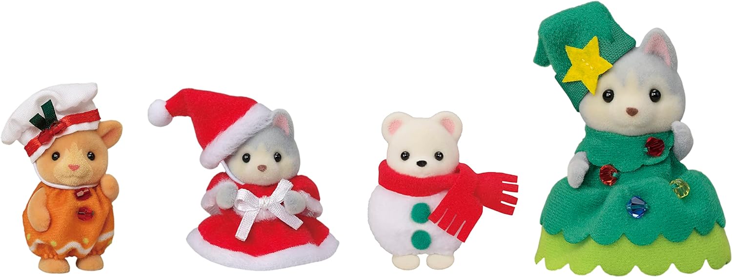 Sylvanian Families 5710 Happy Christmas Friends - Dollhouse Playsets