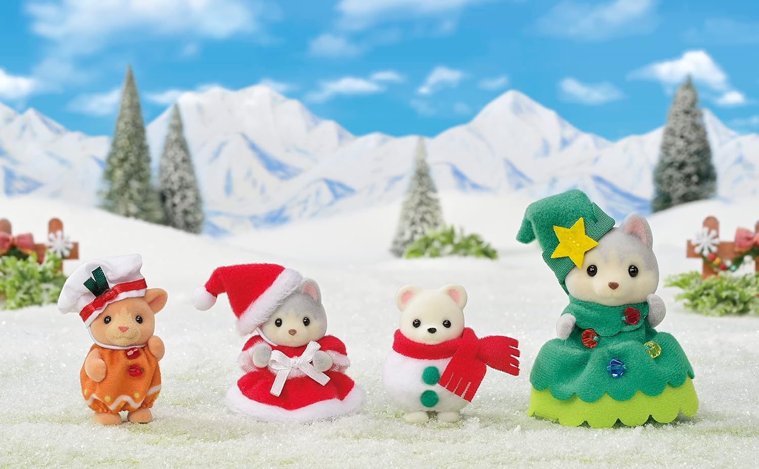 Sylvanian Families 5710 Happy Christmas Friends - Dollhouse Playsets