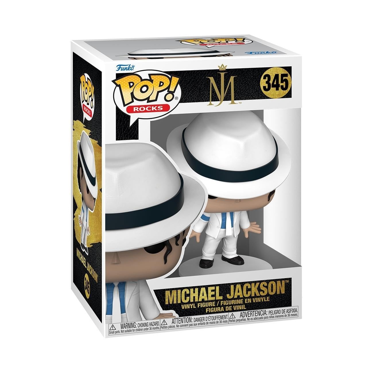 Funko POP! Rocks: Michael Jackson - MJ - (lean) - Collectable Vinyl Figure - Gift Idea - Official Merchandise - Toys for Kids & Adults - Music Fans - Model Figure for Collectors and Display