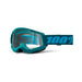 100% Strata 2 Essential Lunettes de motocross (Green/Blue