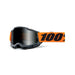 100% Accuri 2 Sand MX - Occhiali fuoristrada con lenti fumé, colore: Arancione/Grigio