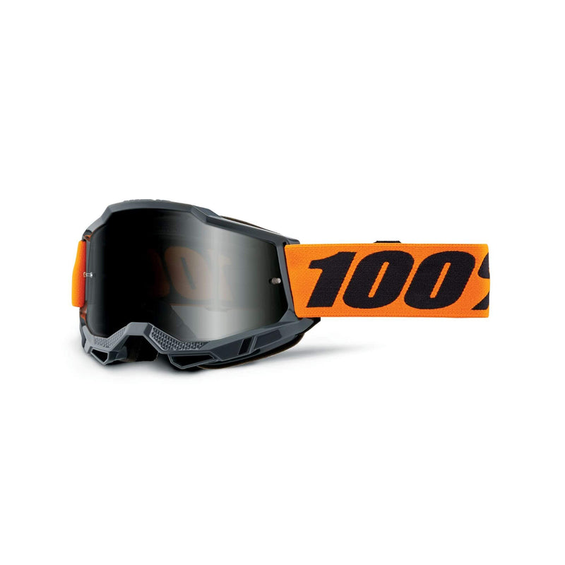 100% Accuri 2 Sand MX - Occhiali fuoristrada con lenti fumé, colore: Arancione/Grigio