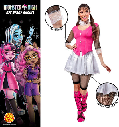 Rubie's Official Monster High Draculaura Adult Costume, Adult Fancy Dress