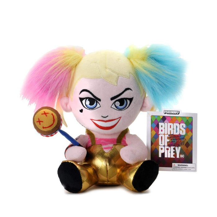 Kidrobot Peluche Harley Quinn Birds of Prey, Muñeco de Peluche, Juguete para niños, 20 CEM Felpa Figura para Regalar, cumpleaños, coleccionista y Halloween