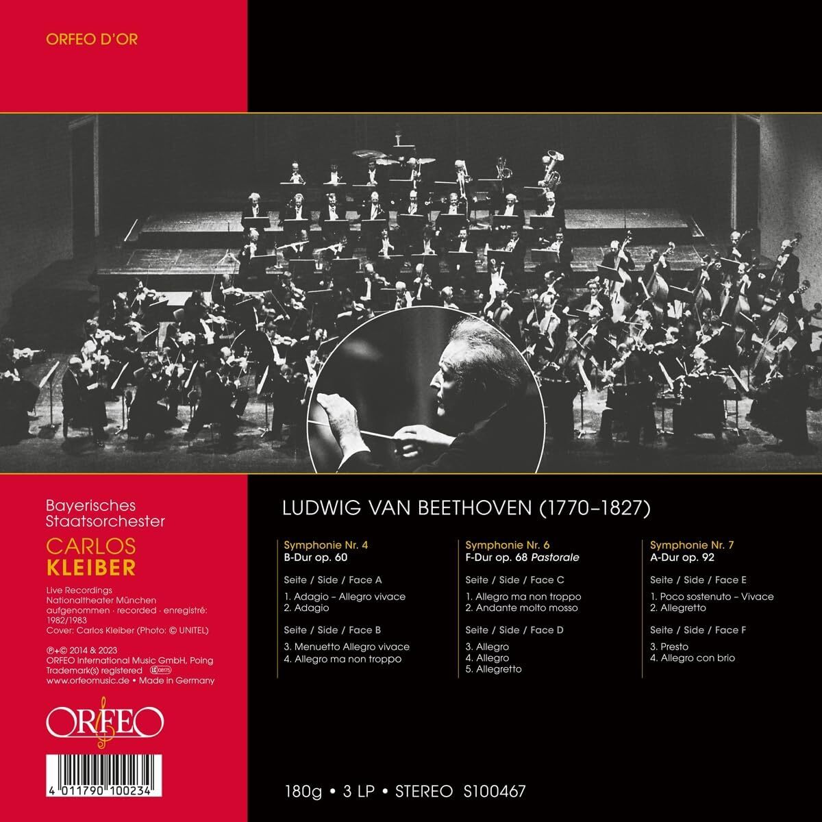 Beethoven: Symphonien No. 4/6/7