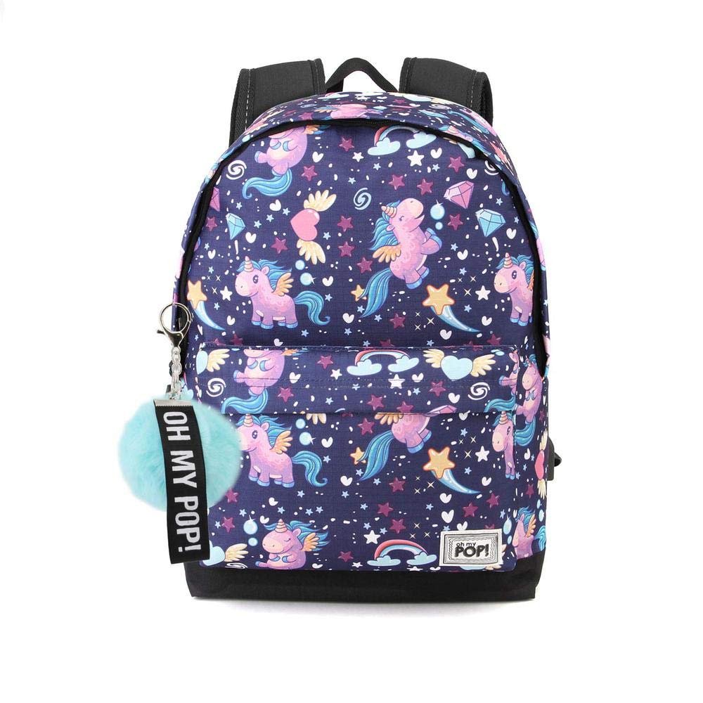 Oh My Pop! Pop! Magic-zaino Hs Rucksack, 42 cm, 23 liters, Mehrfarbig (Multicolour