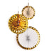 amscan 3 Compartimentos Decorativos, Color Dorado, Unica (9904628