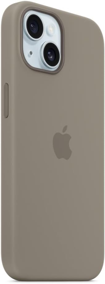 Apple - Back Cover For Mobile Phone - Magsafe Compatibility - Silicone - Clay - For Iphone 15