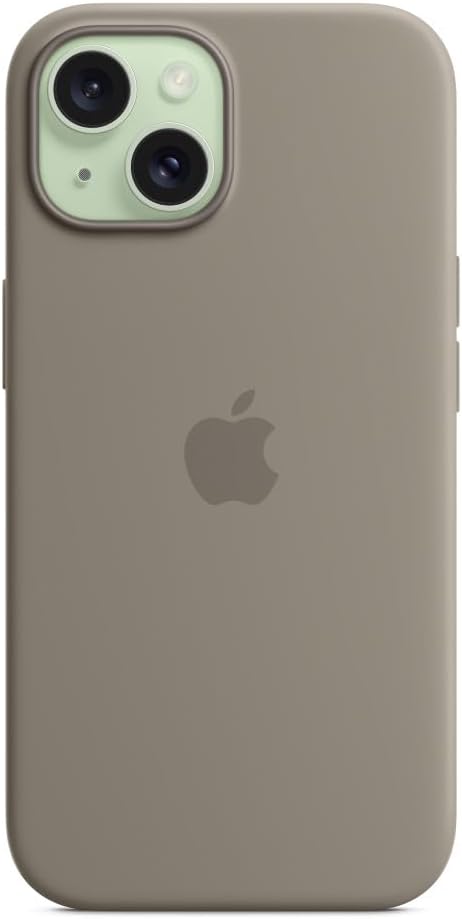 Apple - Back Cover For Mobile Phone - Magsafe Compatibility - Silicone - Clay - For Iphone 15