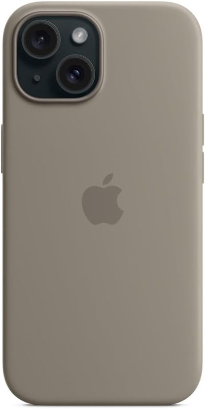 Apple - Back Cover For Mobile Phone - Magsafe Compatibility - Silicone - Clay - For Iphone 15