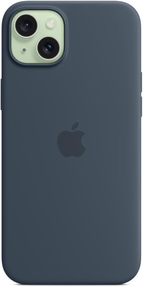 Apple - Back Cover For Mobile Phone - Magsafe Compatibility - Silicone - Storm Blue - For Iphone 15 Plus