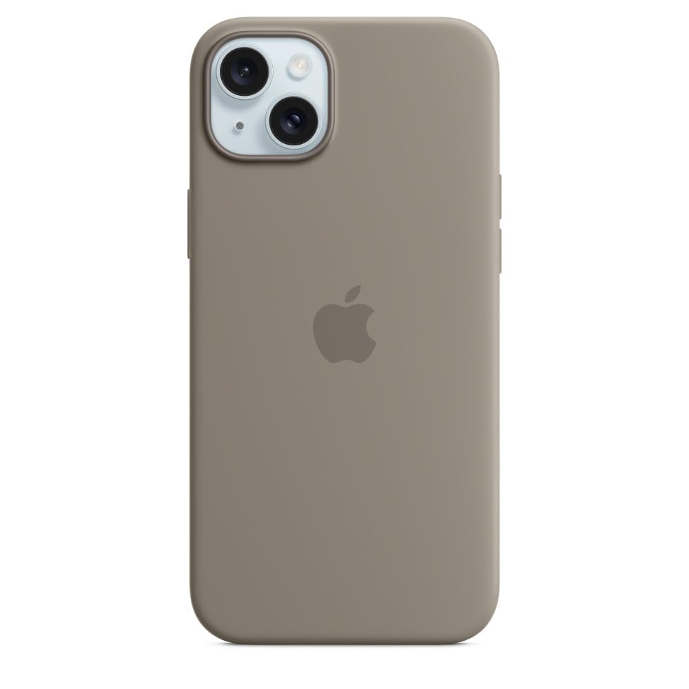 Apple - Back Cover For Mobile Phone - Magsafe Compatibility - Silicone - Clay - For Iphone 15 Plus