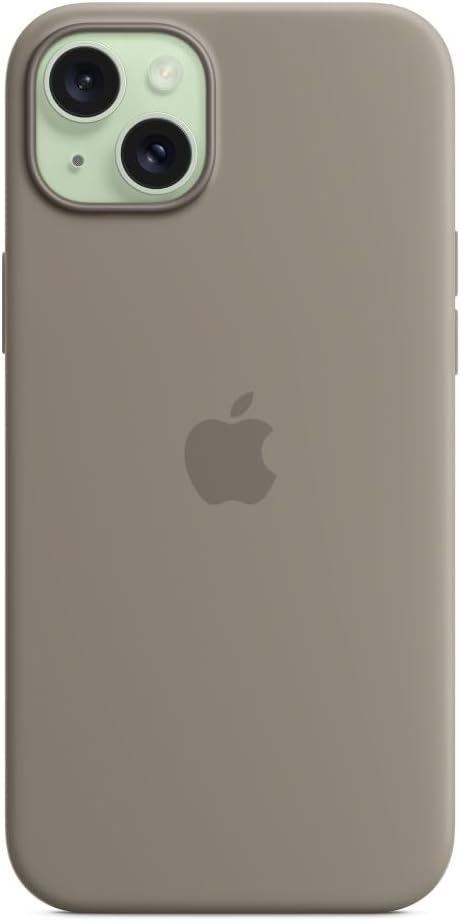 Apple - Back Cover For Mobile Phone - Magsafe Compatibility - Silicone - Clay - For Iphone 15 Plus