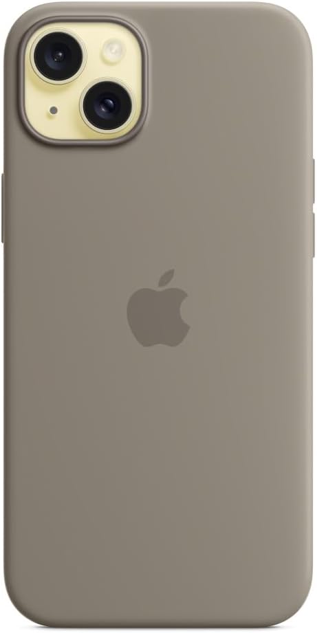 Apple - Back Cover For Mobile Phone - Magsafe Compatibility - Silicone - Clay - For Iphone 15 Plus