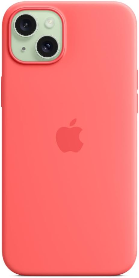 Apple - Back Cover For Mobile Phone - Magsafe Compatibility - Silicone - Guava - For Iphone 15 Plus