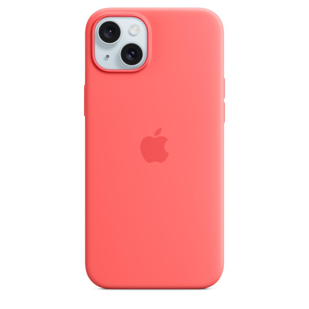 Apple - Back Cover For Mobile Phone - Magsafe Compatibility - Silicone - Guava - For Iphone 15 Plus