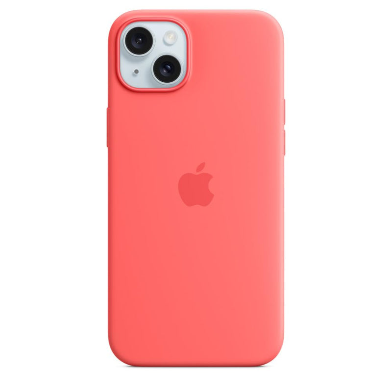 Apple - Back Cover For Mobile Phone - Magsafe Compatibility - Silicone - Guava - For Iphone 15 Plus