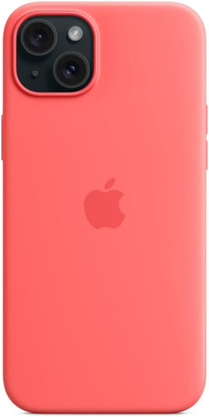 Apple - Back Cover For Mobile Phone - Magsafe Compatibility - Silicone - Guava - For Iphone 15 Plus