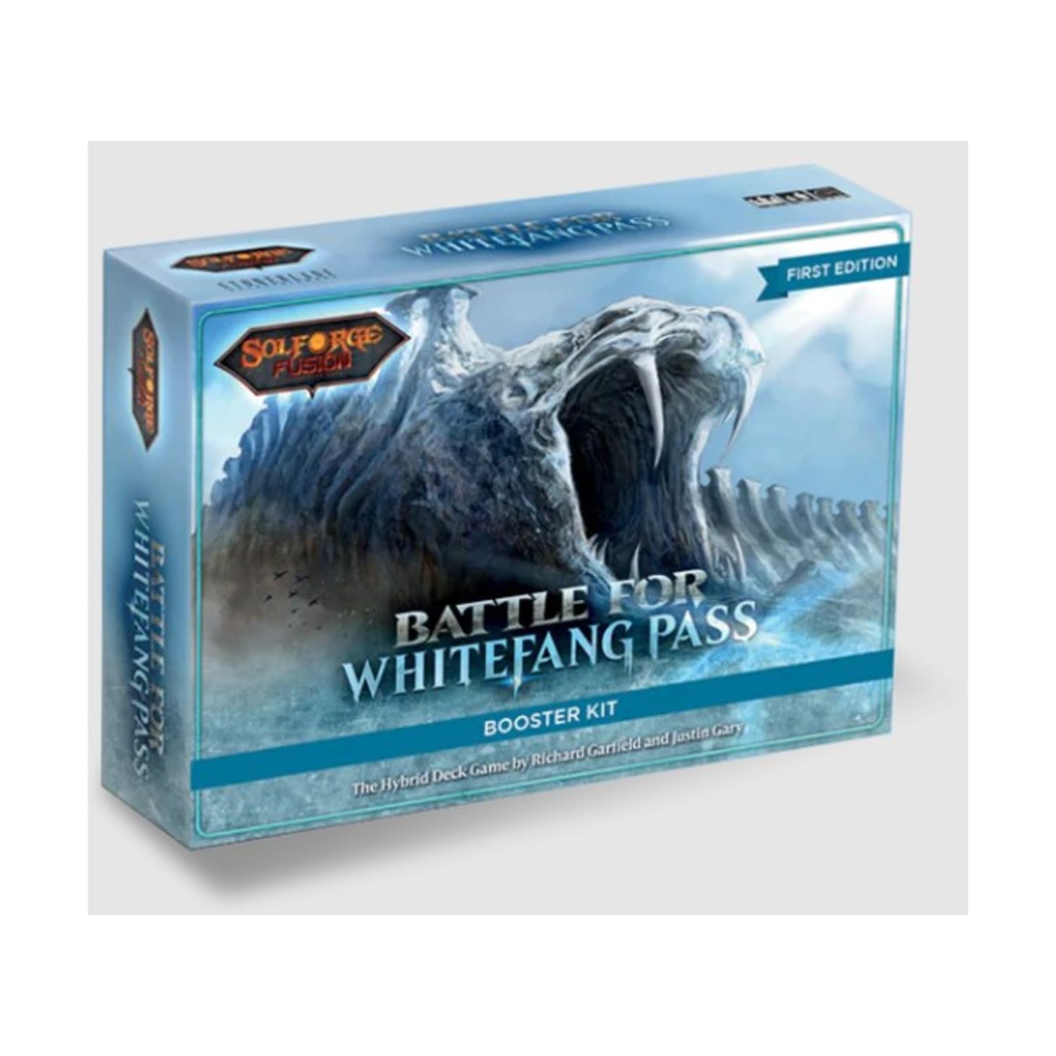 Stone Blade Entertainment | SolForge Fusion: Hybrid Deck Game - Battle for White Fang Pass | Card Game | Ages 14+ | 2 Players | 30 Minutes Playing Time