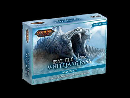 Stone Blade Entertainment | SolForge Fusion: Hybrid Deck Game - Battle for White Fang Pass | Card Game | Ages 14+ | 2 Players | 30 Minutes Playing Time