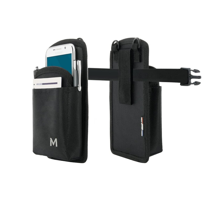 Mobilis Holster Case for 6-7 Inch Tablet with Belt - Maximum Tablet Size 17.5 x 8.5 x 2.5 cm - Black