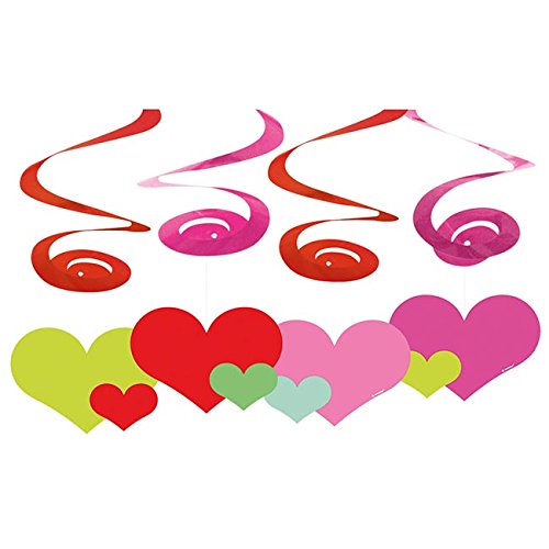 amscan 400276 2 Heart Virvatelles