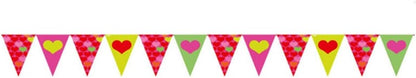 amscan 400278 20 cm x 4 m Heart Bunting