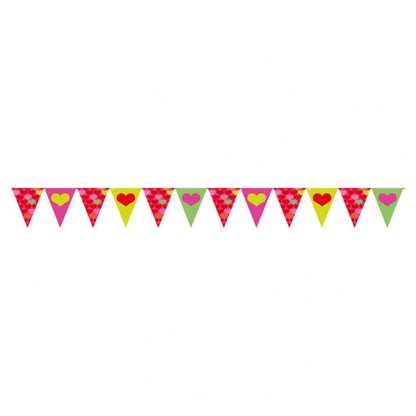 amscan 400278 20 cm x 4 m Heart Bunting