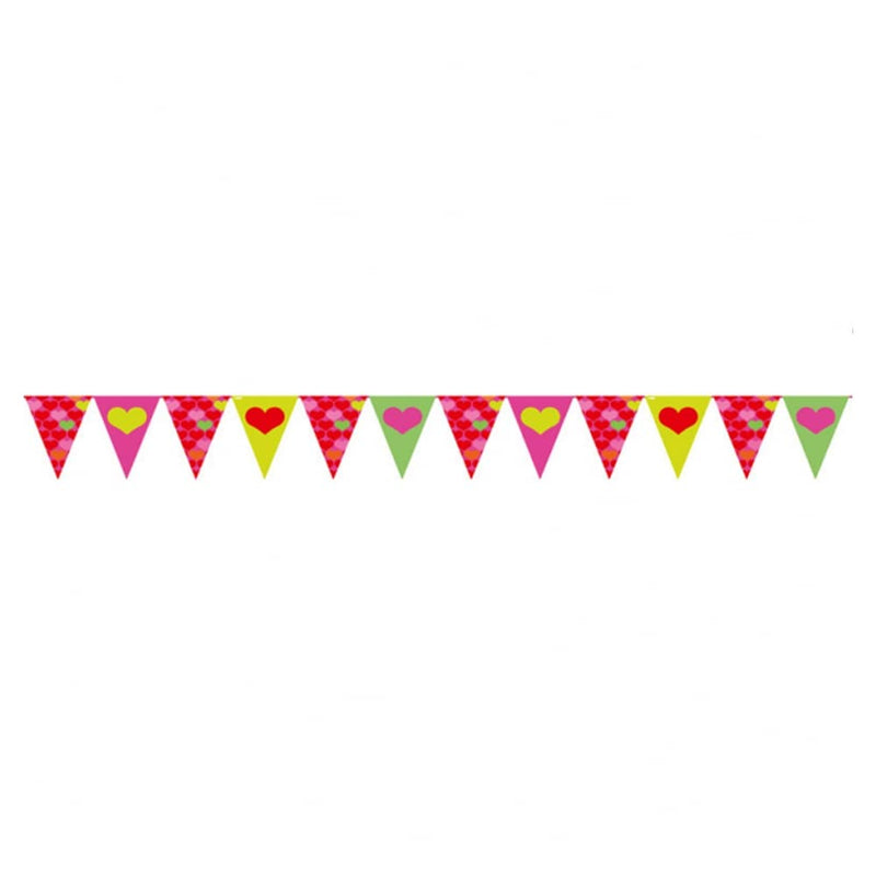 amscan 400278 20 cm x 4 m Heart Bunting
