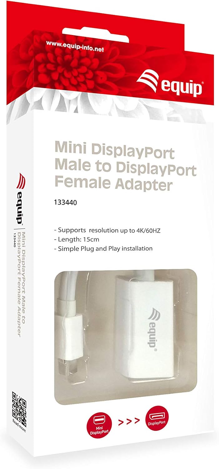 Equip Mini DP Adapter, Multicolour, One Size