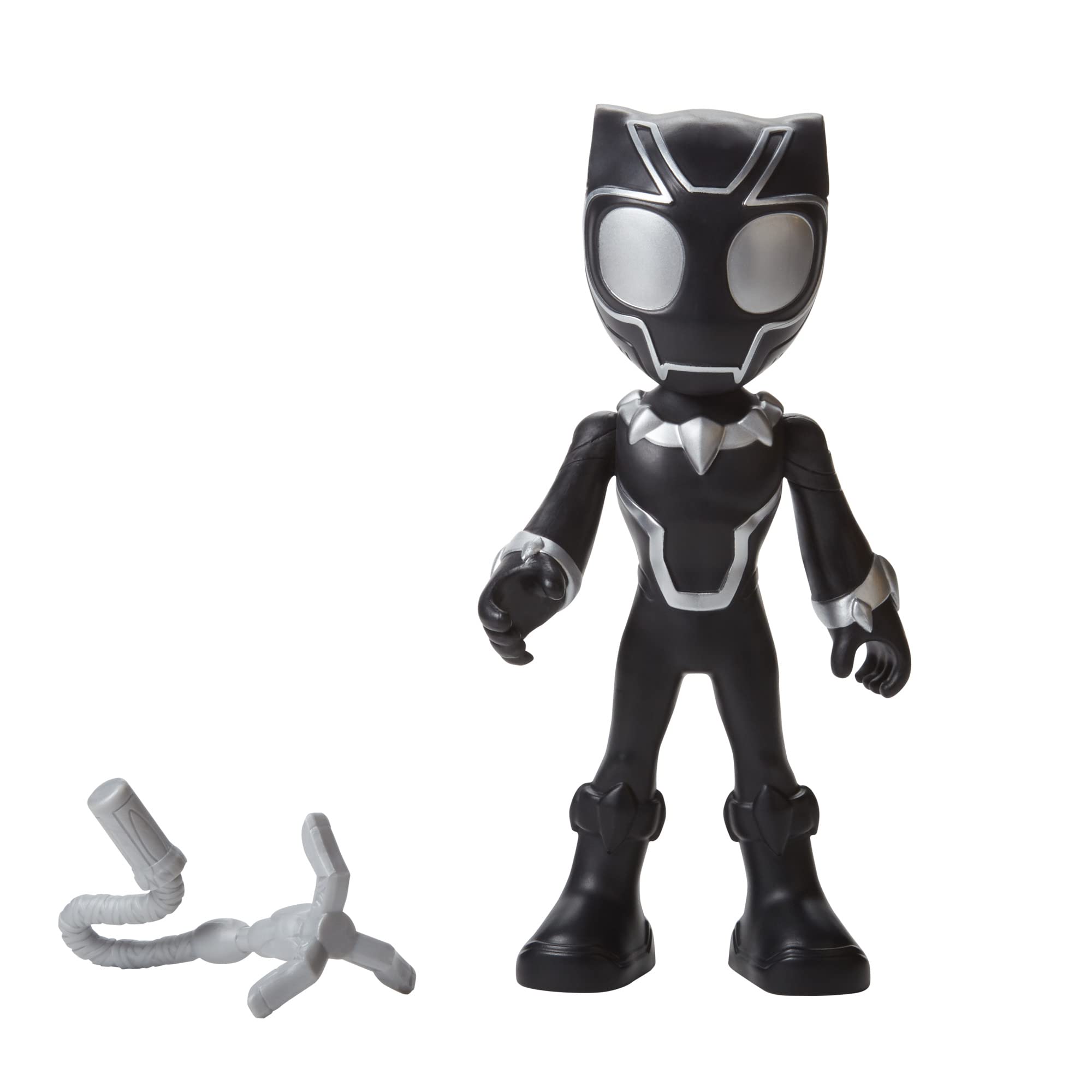SPIDEY AND HIS AMAZING FRIENDS Marvel Supersized Black Panther Action Figure, Preschool Superhero Toys