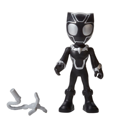 SPIDEY AND HIS AMAZING FRIENDS Marvel Supersized Black Panther Action Figure, Preschool Superhero Toys