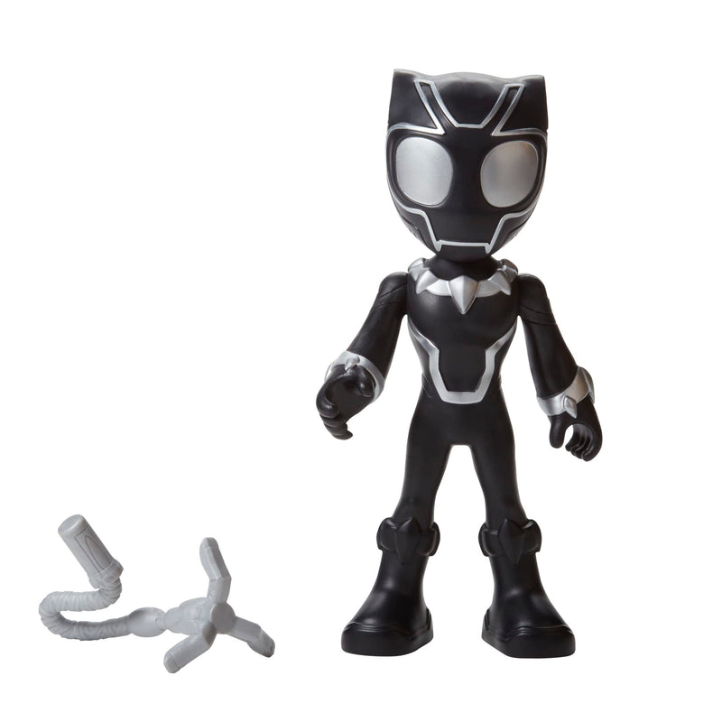 SPIDEY AND HIS AMAZING FRIENDS Marvel Supersized Black Panther Action Figure, Preschool Superhero Toys