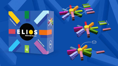 Helvetiq | Elios | Strategy Game | Ages 7+ | 2-4 Players | 15 Minutes Playing Time