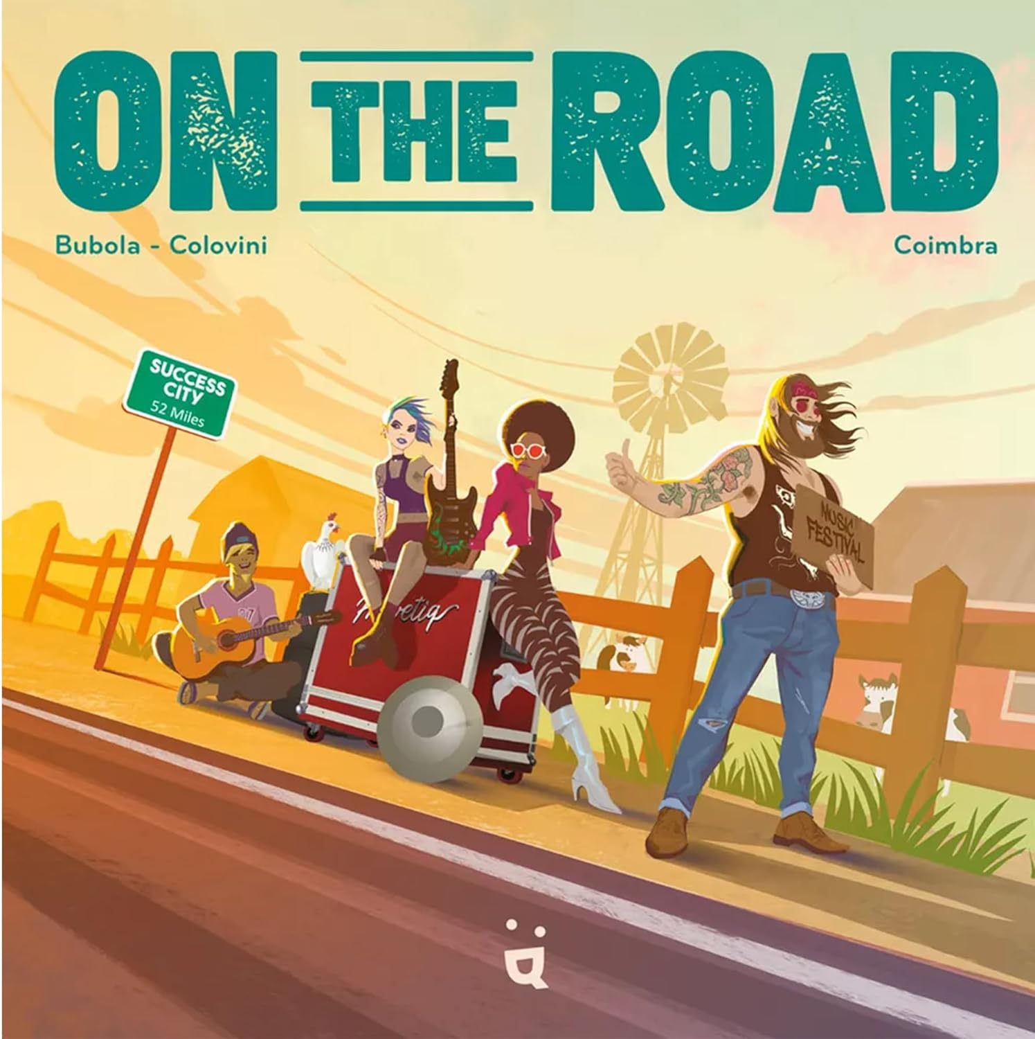 Helvetiq | On the Road | Family Games | Ages 8+ | 2-4 Players | 30 Minutes Playing Time