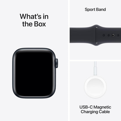 Apple Watch Se (Gps) - 2Nd Generation - 40 Mm - Midnight Aluminium - Smart Watch With Sport Band - Fluoroelastomer - Mid