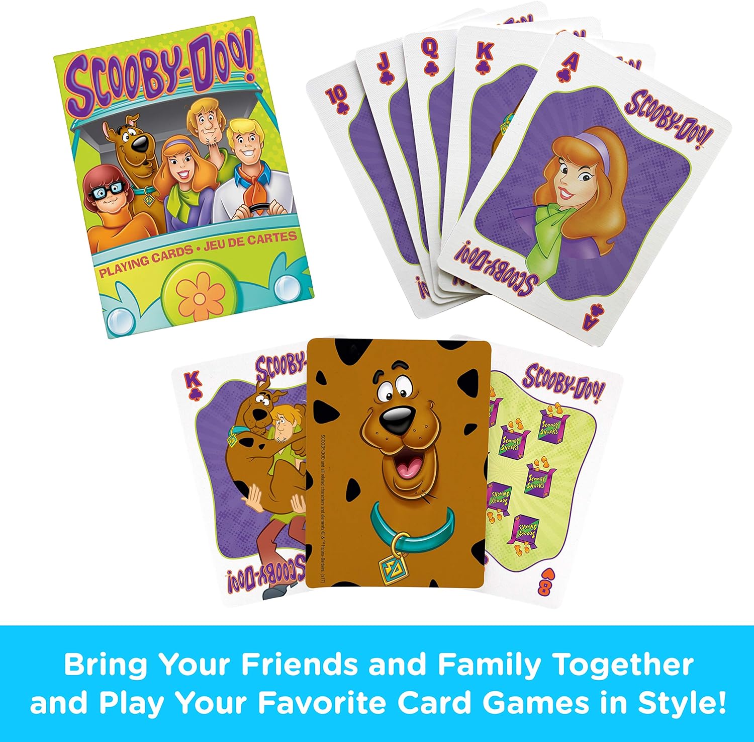 AQUARIUS 52458 Scooby-Doo Playing Cards, Multicolor