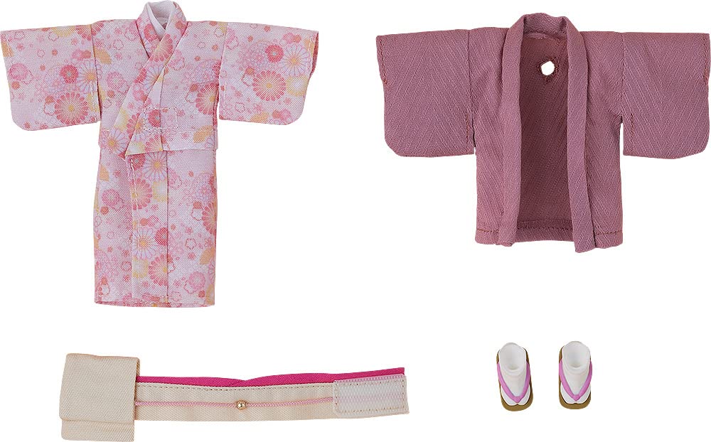 Good Smile Company - Nendoroid Doll Kimono Girl Outfit Set Pink Version