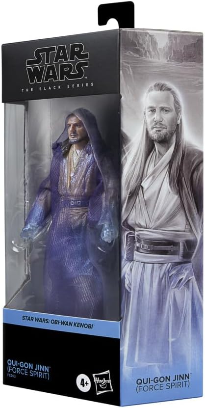 Star Wars Hasbro The Black Series, Qui-Gon Jinn (Spirito della Forza), Action Figure ispirate alla Serie Obi-WAN Kenobi, da 15 cm