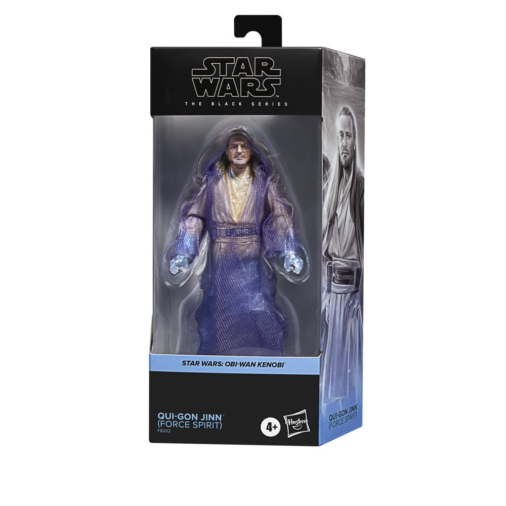 Star Wars Hasbro The Black Series, Qui-Gon Jinn (Spirito della Forza), Action Figure ispirate alla Serie Obi-WAN Kenobi, da 15 cm