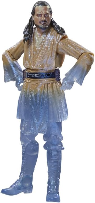Star Wars Hasbro The Black Series, Qui-Gon Jinn (Spirito della Forza), Action Figure ispirate alla Serie Obi-WAN Kenobi, da 15 cm