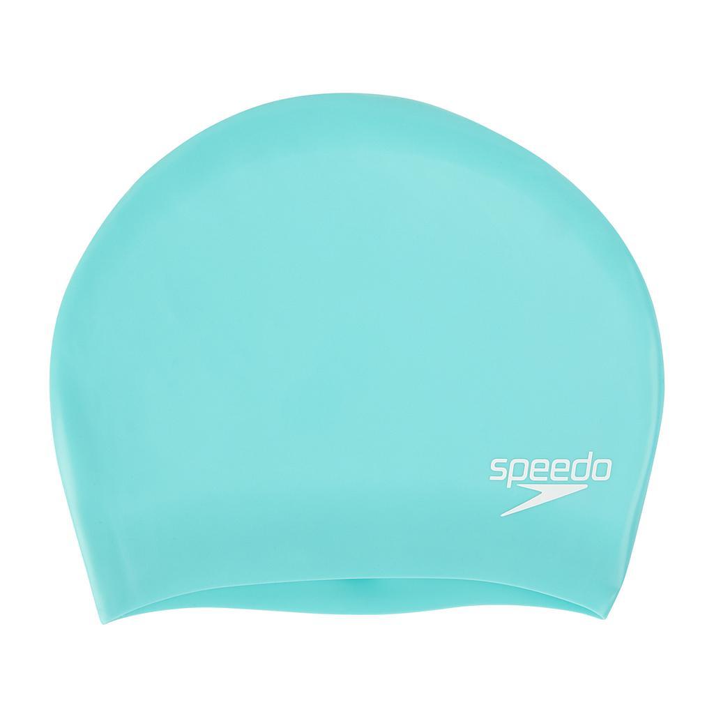 Speedo Long Hair Silicone Cap Adult Green Adult Green